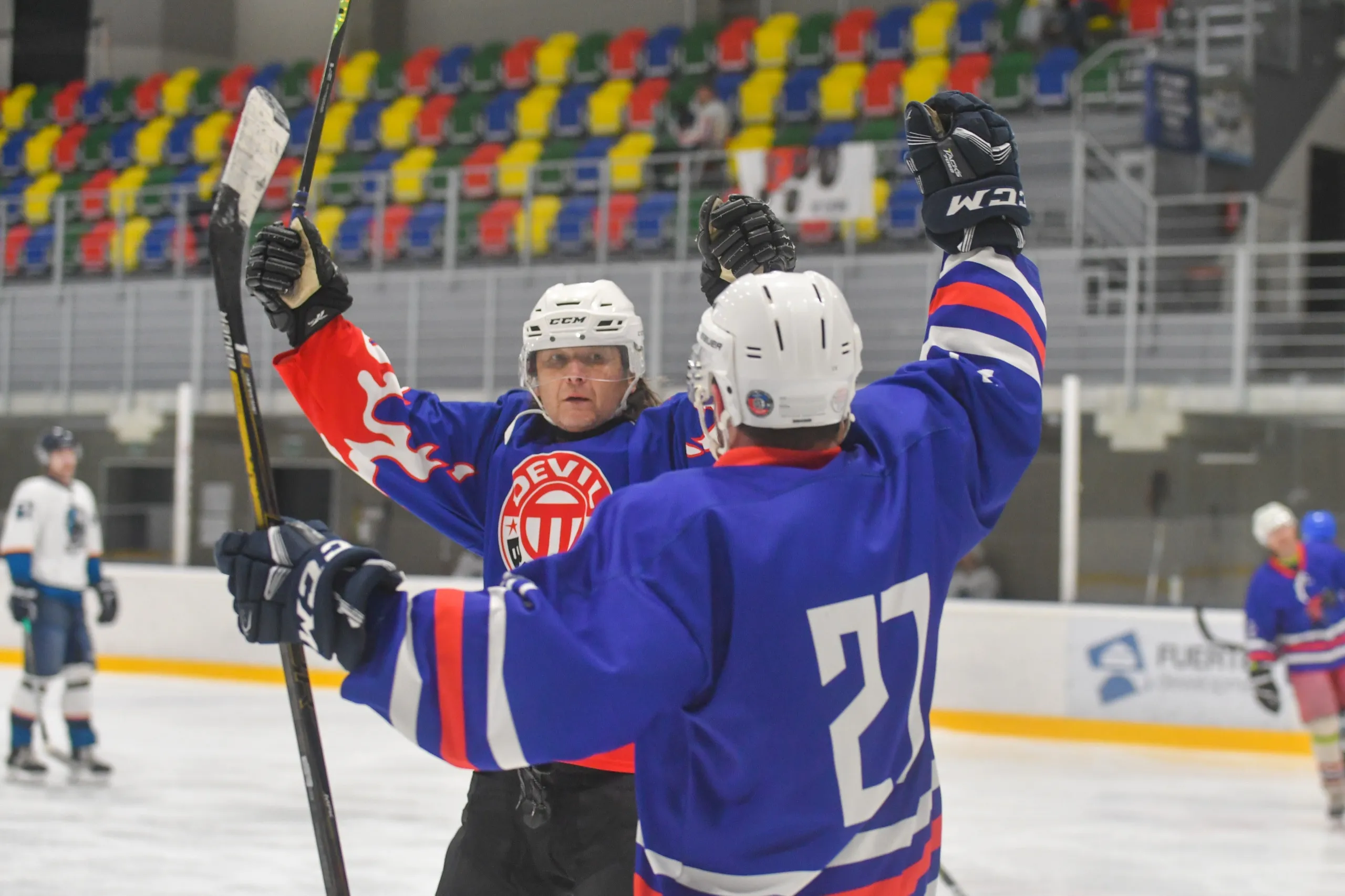 Radost HC Devil Butts po vstřeleném gólu, sezóna 2022/23